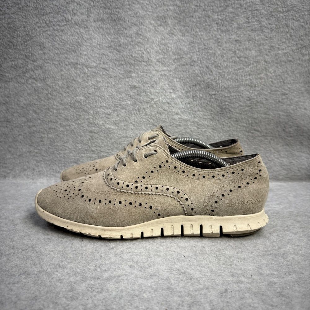 Cole Haan Womens Shoes‎ Size 7.5 Zerogrand Grey Low Top Comfort Loafers Oxfords